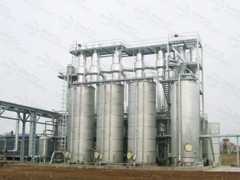 Double-effect evaporation and concentration system Double-effect evaporation and concentration system